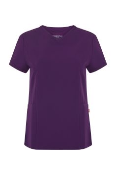 3ssential Pure Stretch Komfort-Tunika Damen Pflaume