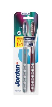 Jordan tandenborstel Ultralite 2-pack medium