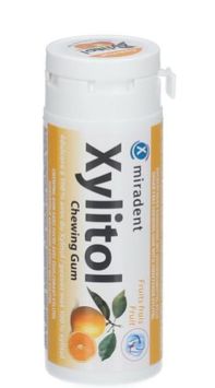 Miradent Xylitol Kaugummi Frische Früchte 1 x30 Stk.