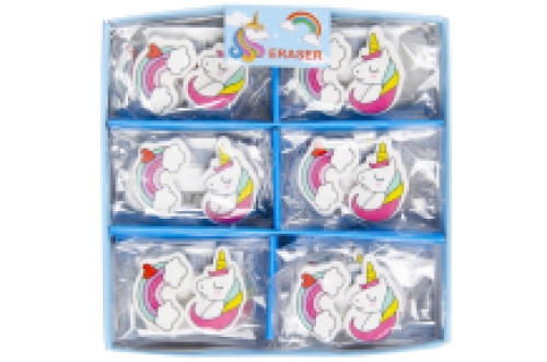 Einhorn und Regenbogen Radiergummi 36 Stück