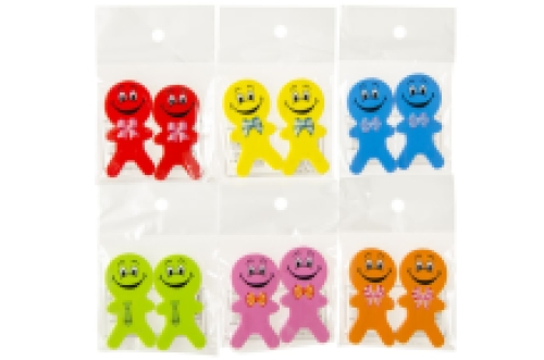 Happy Eraser Radiergummi 5 cm 36 Stück