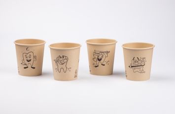 Greenline Bamboo Healthy Teeth Paper Cups 170 Ml