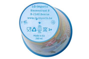 Trinkbecher mix 260ml wiederverwendbar 4 Sorten zu 48 Stück