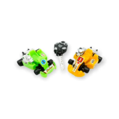 Go-cart mit Startschlüssel 4 Sorten 24 Stück