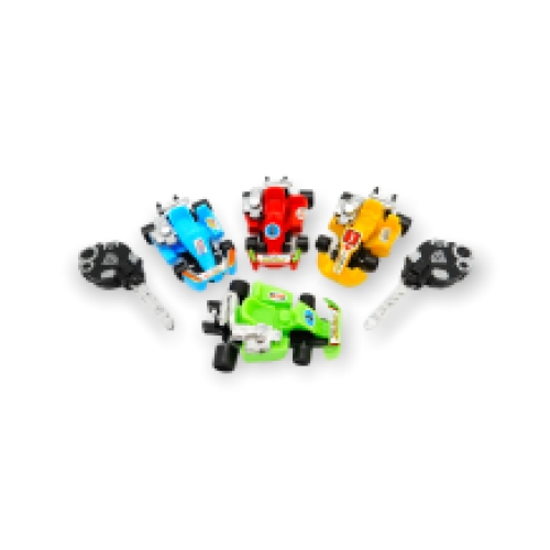 Go-cart mit Startschlüssel 4 Sorten 24 Stück
