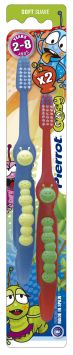 Zahnbürste 2er-Pack Pierrot Kids 2–8 Jahre Gusy Soft