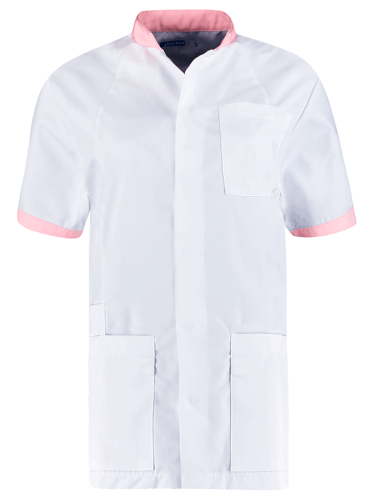 De Berkel FLORIS Unisex-Jacke Weiß/Rosa