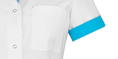 De Berkel JILL Damenjacke Weiß/Azurblau