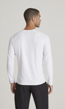 Barco Medical Uniforms Herren-Underscrub Unterhemd langarm Weiß