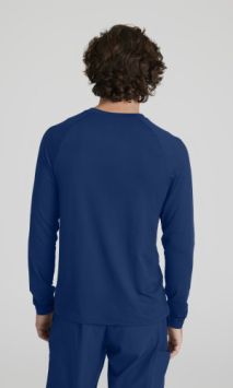 Barco Medical Uniforms Herren-Underscrub Unterhemd langarm Indigo