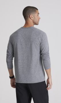 Barco Medical Uniforms Herren-Underscrub Unterhemd langarm Grau