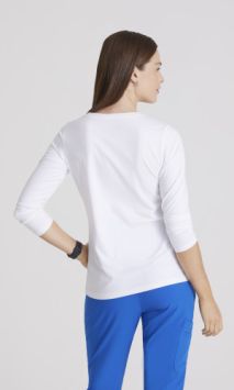 Barco Medical Uniforms Damen-Underscrub Unterhemd langarm Weiß