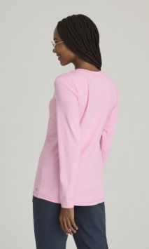 Barco Medical Uniforms Damen-Underscrub Unterhemd langarm Rosa