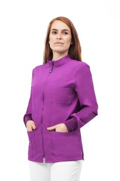 Unisex-Jacke Quick Next bügelfrei langarm Violett