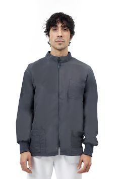 Unisex-Jacke Quick Next bügelfrei langarm Grau