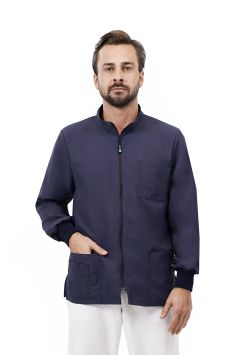 Unisex-Jacke Quick Next bügelfrei langarm Dunkelblau