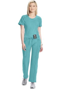 Infinity Damenhose Modern Fit Stretch Julia Petrolblau