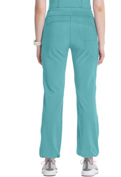 Infinity Damenhose Modern Fit Stretch Julia Petrolblau