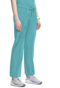 Infinity Damenhose Modern Fit Stretch Julia Petrolblau