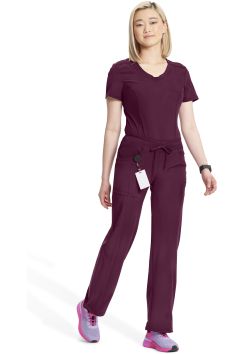 Infinity Damenhose Modern Fit Stretch Julia Bordeaux