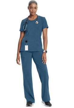 Infinity Damen-Tunika Julia Stretch Comfort Karibikblau