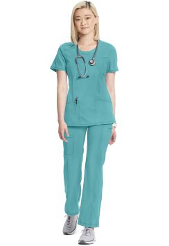 Infinity Damen-Tunika Julia Stretch Comfort Petrolblau
