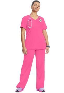 Infinity Damen-Tunika Jade Stretch Comfort Karminrosa