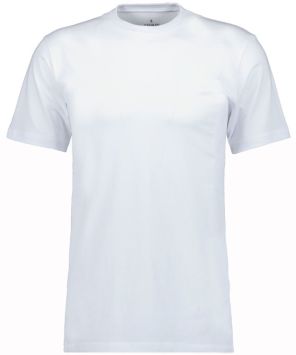 Ragman 2 T-Shirts im Doppelpack mit Rundhalsausschnitt Weiß