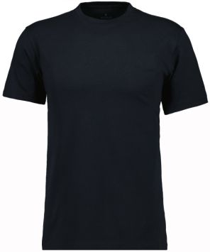 Ragman 2 T-Shirts im Doppelpack mit Rundhalsausschnitt Schwarz