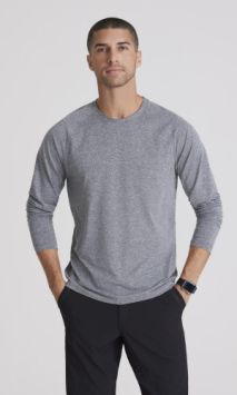 Barco Medical Uniforms Herren-Underscrub Unterhemd langarm Grau
