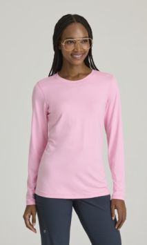 Barco Medical Uniforms Damen-Underscrub Unterhemd langarm Rosa