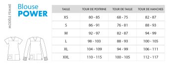 Damen-Tunika Quick Power bügelfrei langarm Dunkelblau