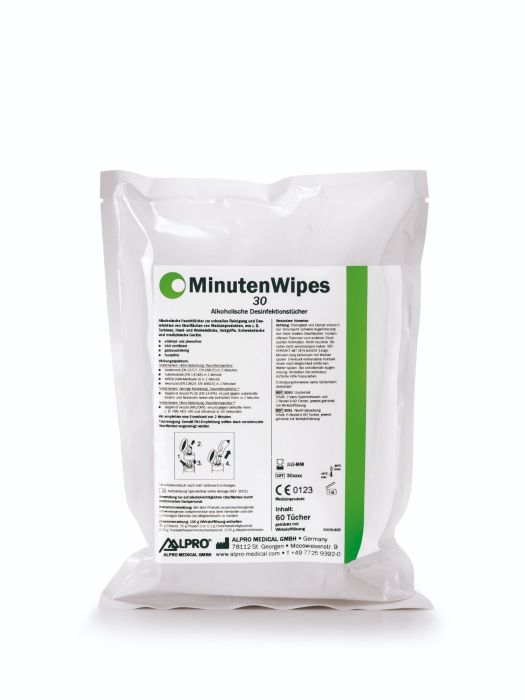 MinutenWipes 30 Box mit 6 Nachfüllbeuteln à 60 Tücher