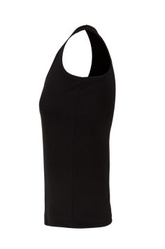 Damen-Tanktop 100 % Baumwolle Schwarz