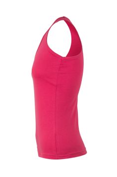 Damen-Tanktop 100 % Baumwolle Fuchsia