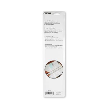 Carson MagniRule 1,5x Lupe mit 30cm transparente Lineal
