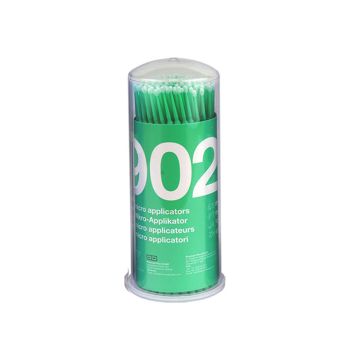 Premium Plus Micro applicator fine 2mm hellgrün + grün 4x 100 Stk.