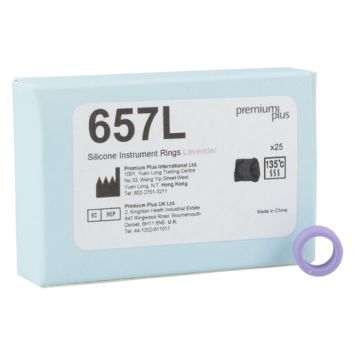 Premium Plus 657L Instrumentenringe 25 Stk. Large Lavendel