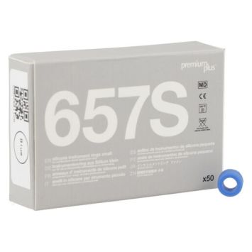 Premium Plus 657S Instrumentenringe 50 Stk. Small blau