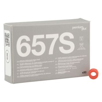 Premium Plus 657S Instrumentenringe 50 Stk. Small rot