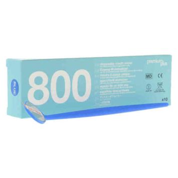 Premium Plus Miroirs buccaux jetables - bleu 10pcs