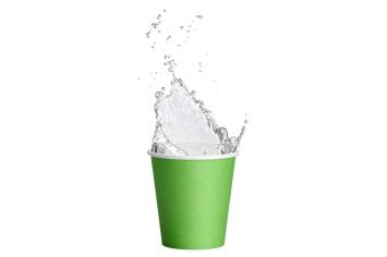 Trinkbecher Papier Fresh Green 1000 Stk.ück