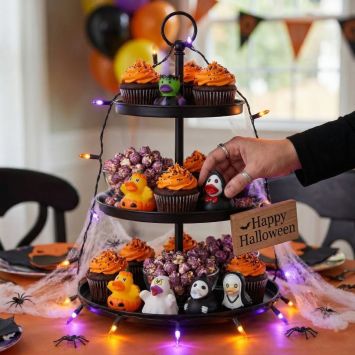 Halloween Entchen mix 24 Stk.