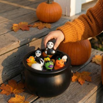 Halloween Entchen mix 24 Stk.
