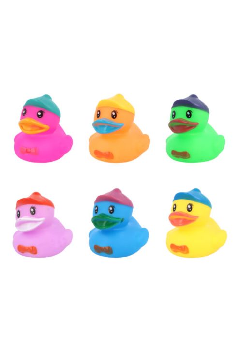 Mini Neon Eendjes mix 24 st
