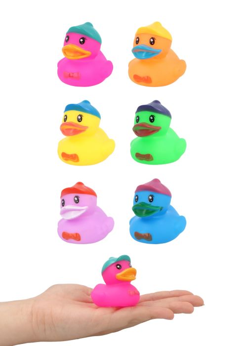 Mini Neon Eendjes mix 24 st