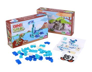 Dinosaurier Steine Bauset 12 Sorten/display