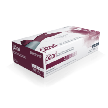 Unigloves Nitril-Handschuhe Bordeaux Pearl – 100 Stk.