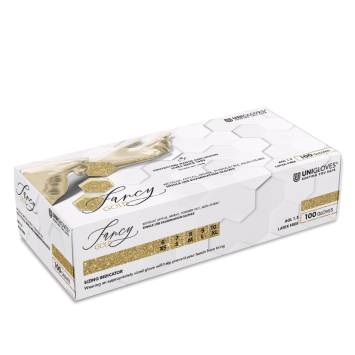 Unigloves Nitril-Handschuhe FANCY GOLD – 100 Stk.