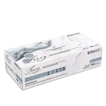 Unigloves Nitril-Handschuhe FANCY SILVER – 100 Stk.